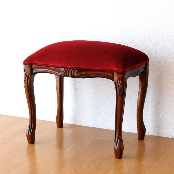 楽天市場】スツール 猫脚 アンティーク おしゃれ クッション 玄関 椅子