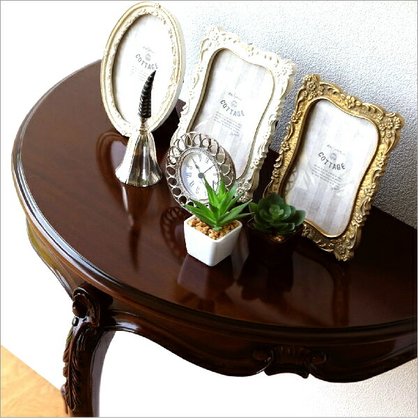 楽天市場】マホガニー無垢材 コンソール 天然木 木製 コンソール