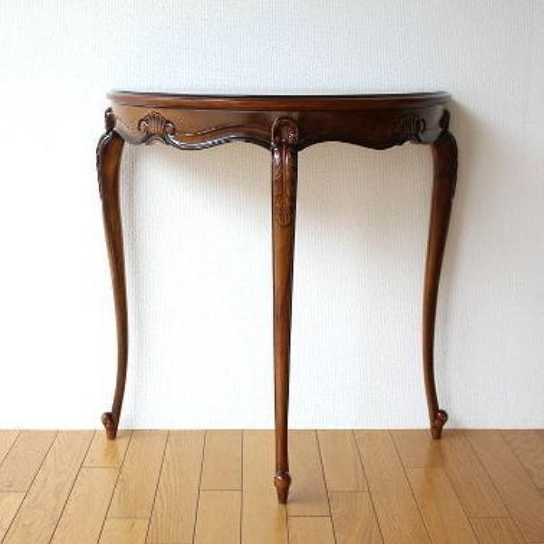 楽天市場】マホガニー無垢材 コンソール 天然木 木製 コンソール