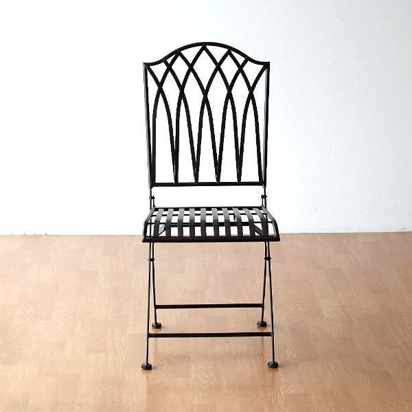 楽天市場】ガーデンチェア アイアン 折りたたみ 金属製 鉄製 おしゃれ