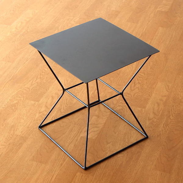 楽天市場】スツール アイアン インダストリアル 四角 椅子 グレー 鉄