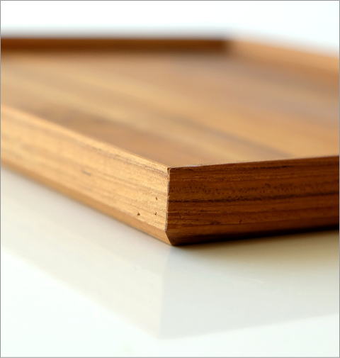 楽天市場】トレー トレイ 木製 お盆 チーク材 ウレタン仕上げ 天然木