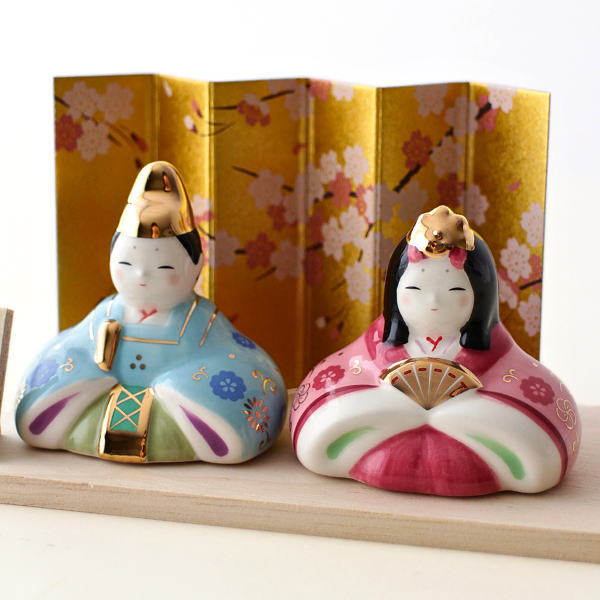 楽天市場】おひなさま お雛様 ひな人形 置物 陶器 オブジェ おしゃれ