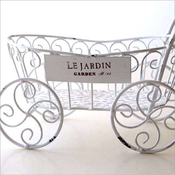 楽天市場】カート アイアン おしゃれ アンティーク ガーデンカート