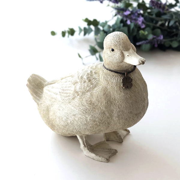 楽天市場】アヒル 鳥 ダック 置物 オブジェ おしゃれ 大きめ かわいい