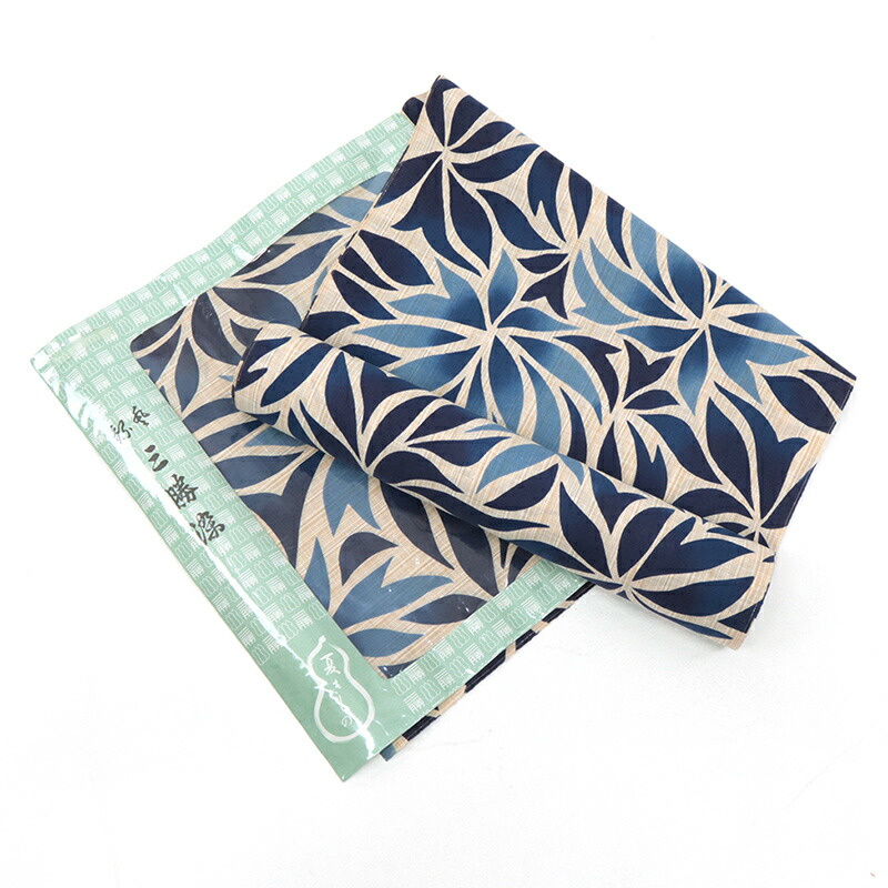 楽天市場】浴衣 反物 注染 ブルー《 三勝 》ブランド浴衣 日本製 綿100