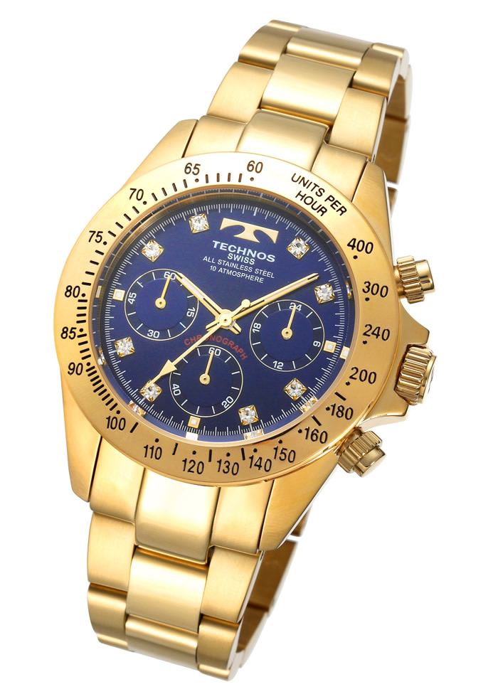 楽天市場】【メーカー正規品】TECHNOS テクノス 腕時計 クロノグラフ