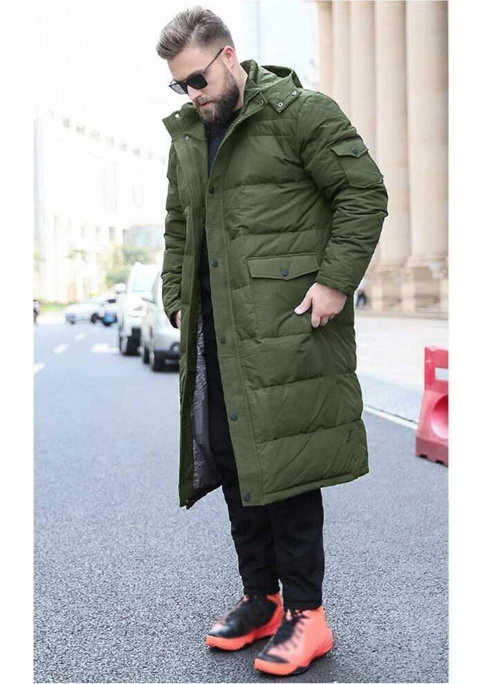 楽天市場】ダウンコート メンズ ロング丈 大きいサイズ ベンチコート