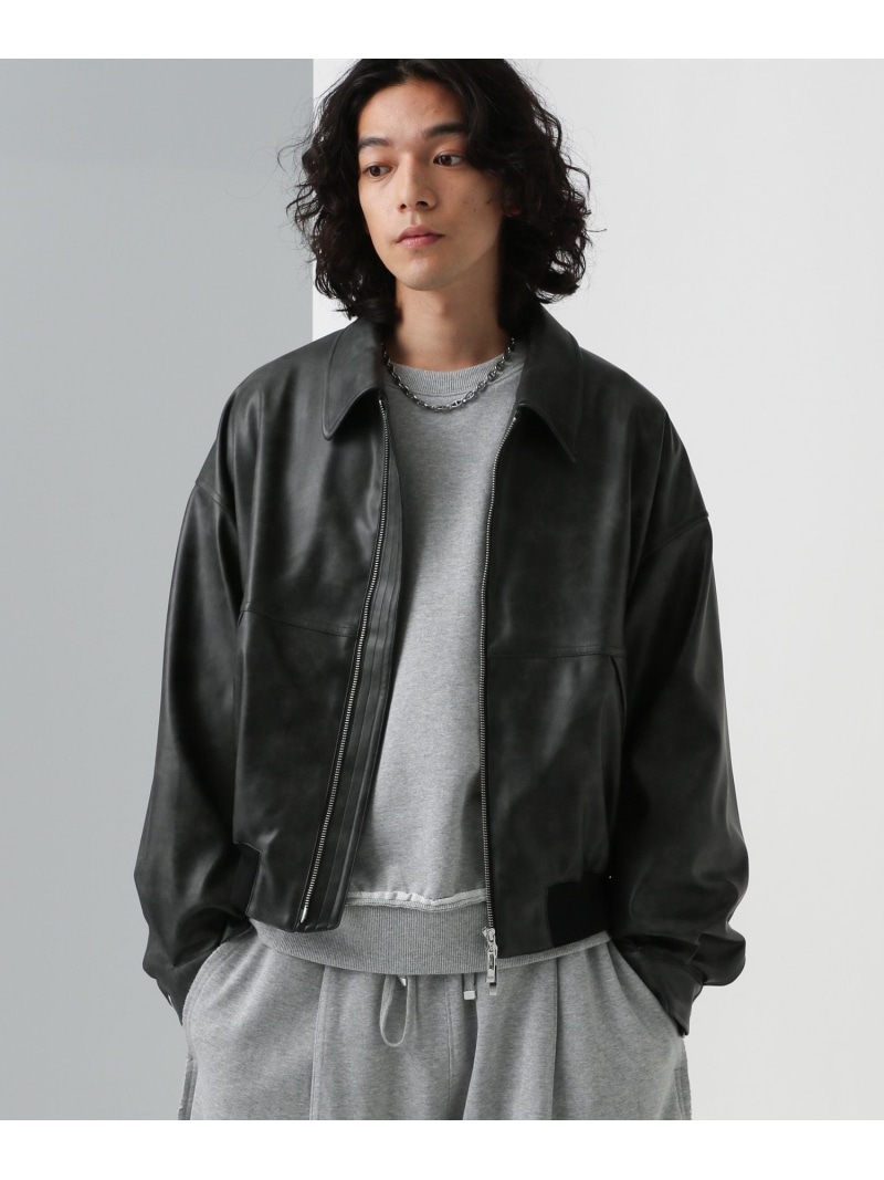 楽天市場】レザーコンパクトブルゾン HARE ハレ トップス その他の