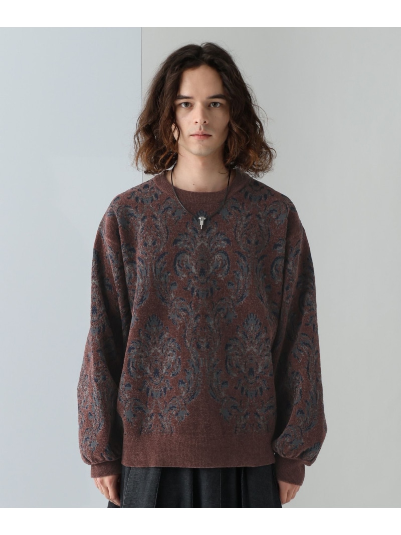 楽天市場】ダマスクガラモールニットプルオーバー HARE ハレ トップス