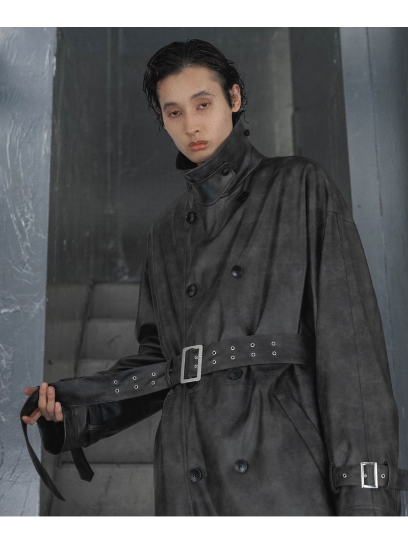 楽天市場】【SALE／21%OFF】レザートレンチコート HARE ハレ トップス