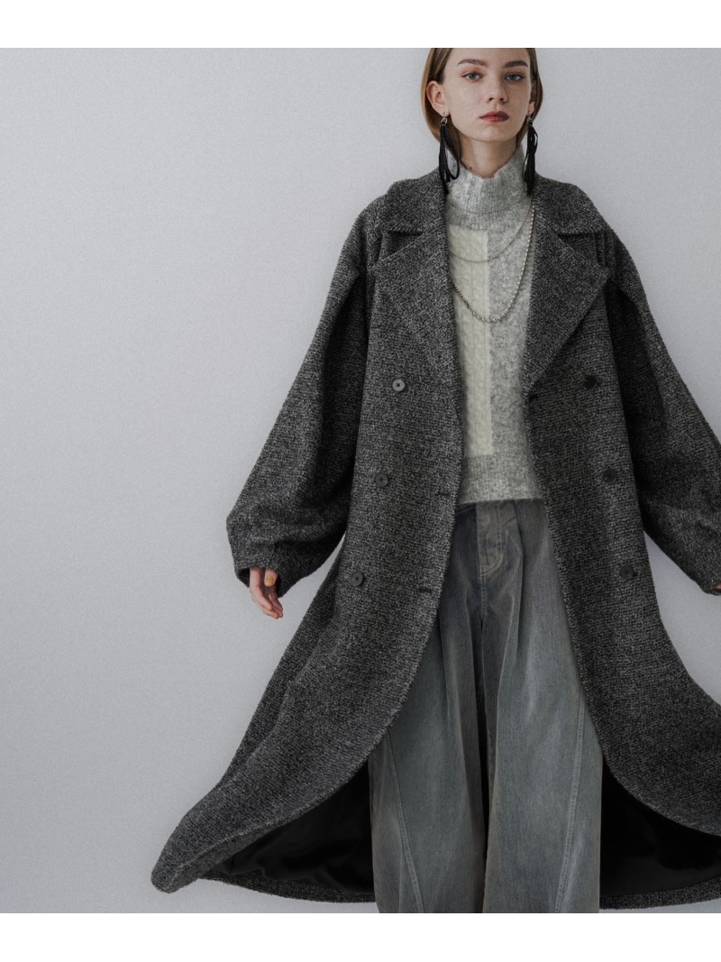 楽天市場】【SALE／49%OFF】コクーンスリーブラメロングコート HARE