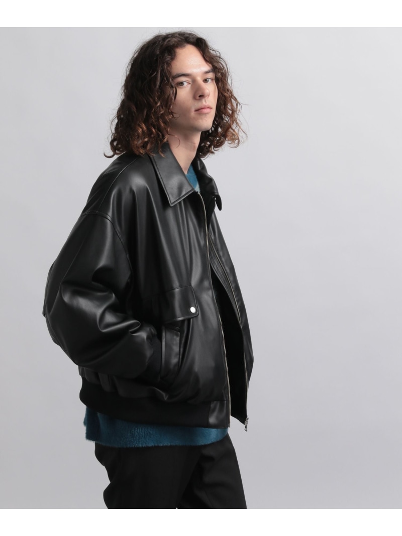 楽天市場】(M)STレザーA2ブルゾン HARE ハレ ジャケット・アウター