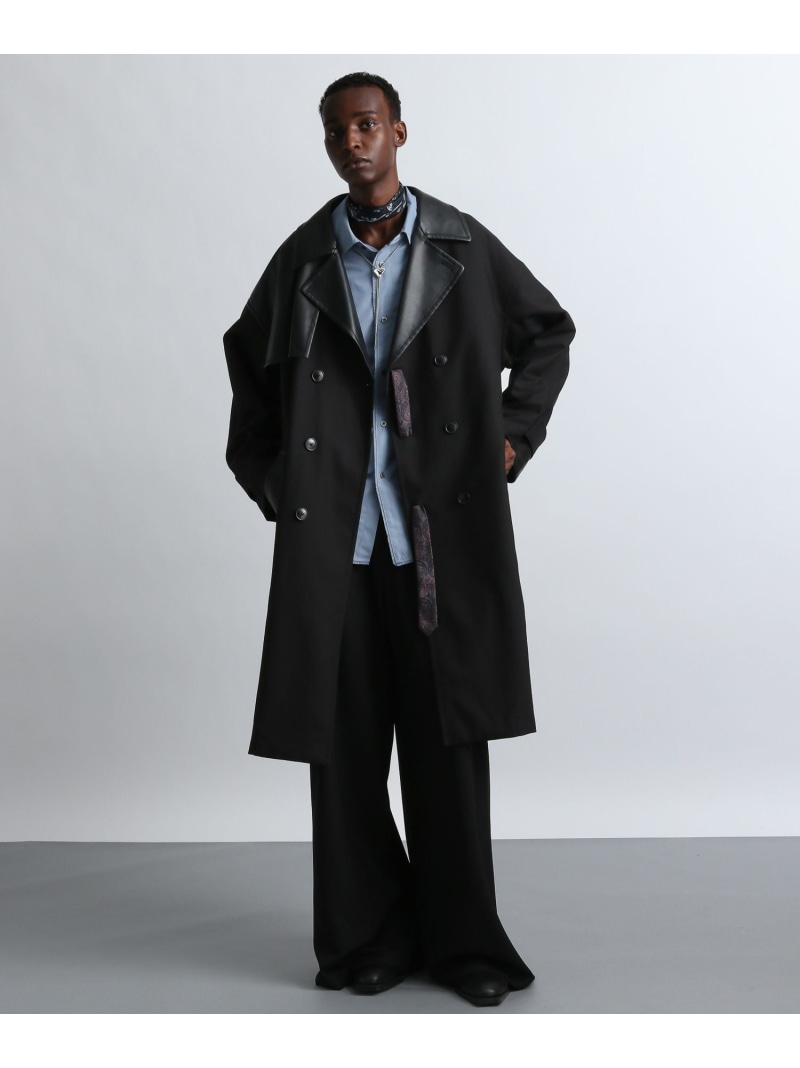 楽天市場】(M)Fレザーキリカエトレンチコート HARE ハレ ジャケット