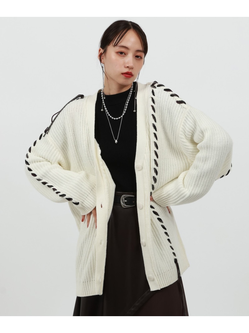 楽天市場】(W)カラーステッチニットCDLS HARE ハレ トップス