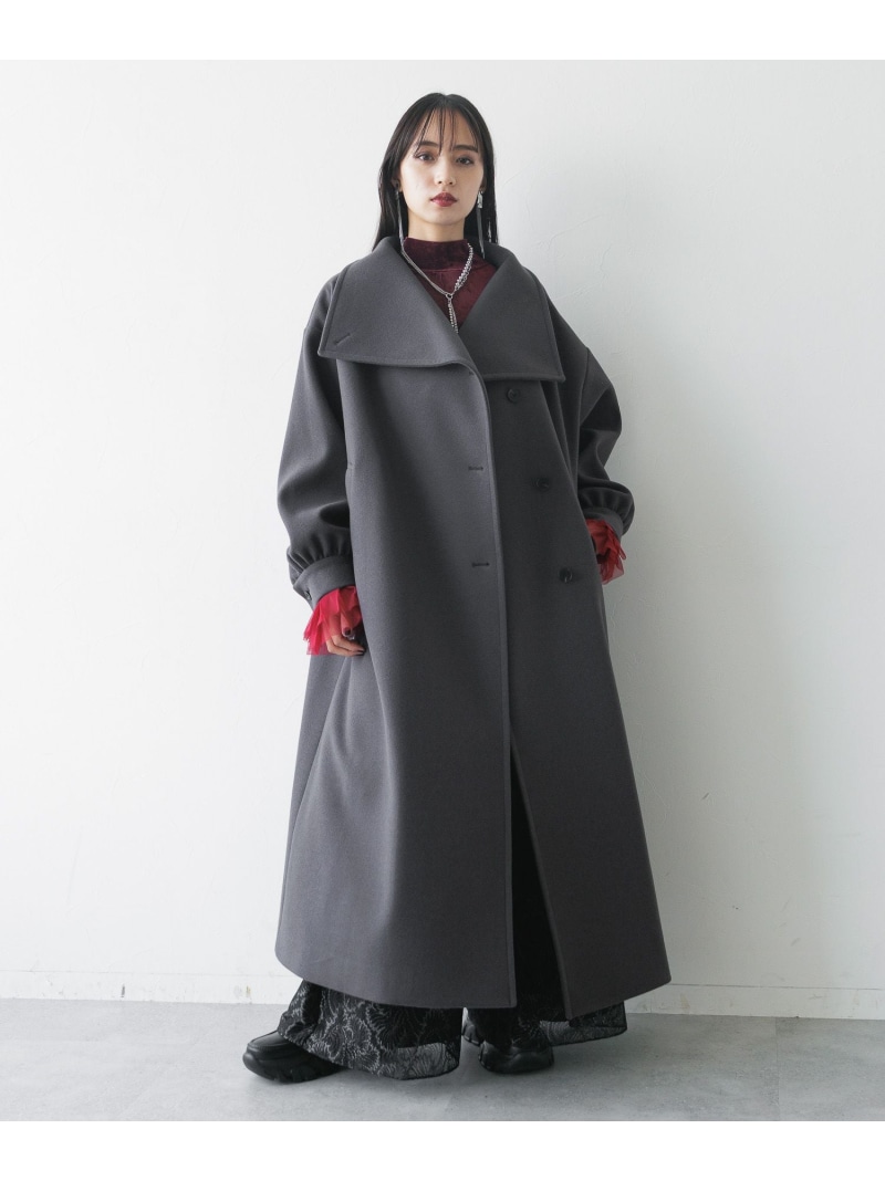 楽天市場】ウーリーテックBIGカラーロングコート HARE ハレ ジャケット