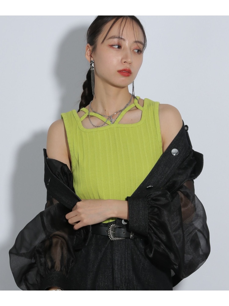 楽天市場】ストリングデザインタンクトップ HARE ハレ トップス その他