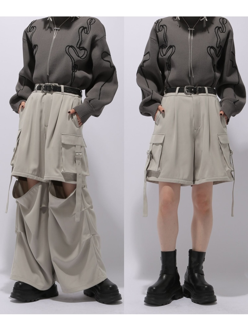 楽天市場】2WAYメタルカーゴパンツ HARE ハレ パンツ その他のパンツ