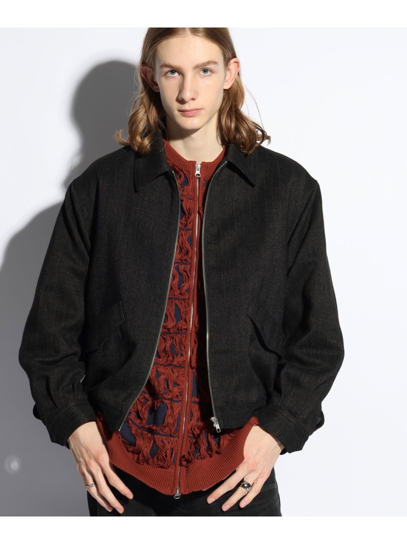 楽天市場】【SALE／50%OFF】(M)ツイードヘリンボンZIPBL HARE ハレ