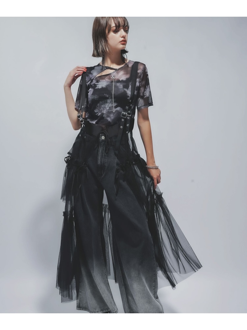 楽天市場】サスツキチュールベルトスカート HARE ハレ スカート ロング