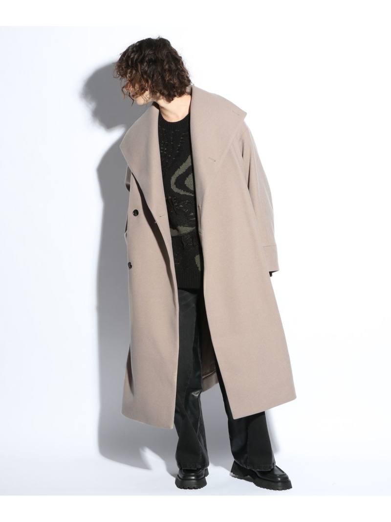 楽天市場】【SALE／50%OFF】ウーリーテックBIGカラーオーバーコート