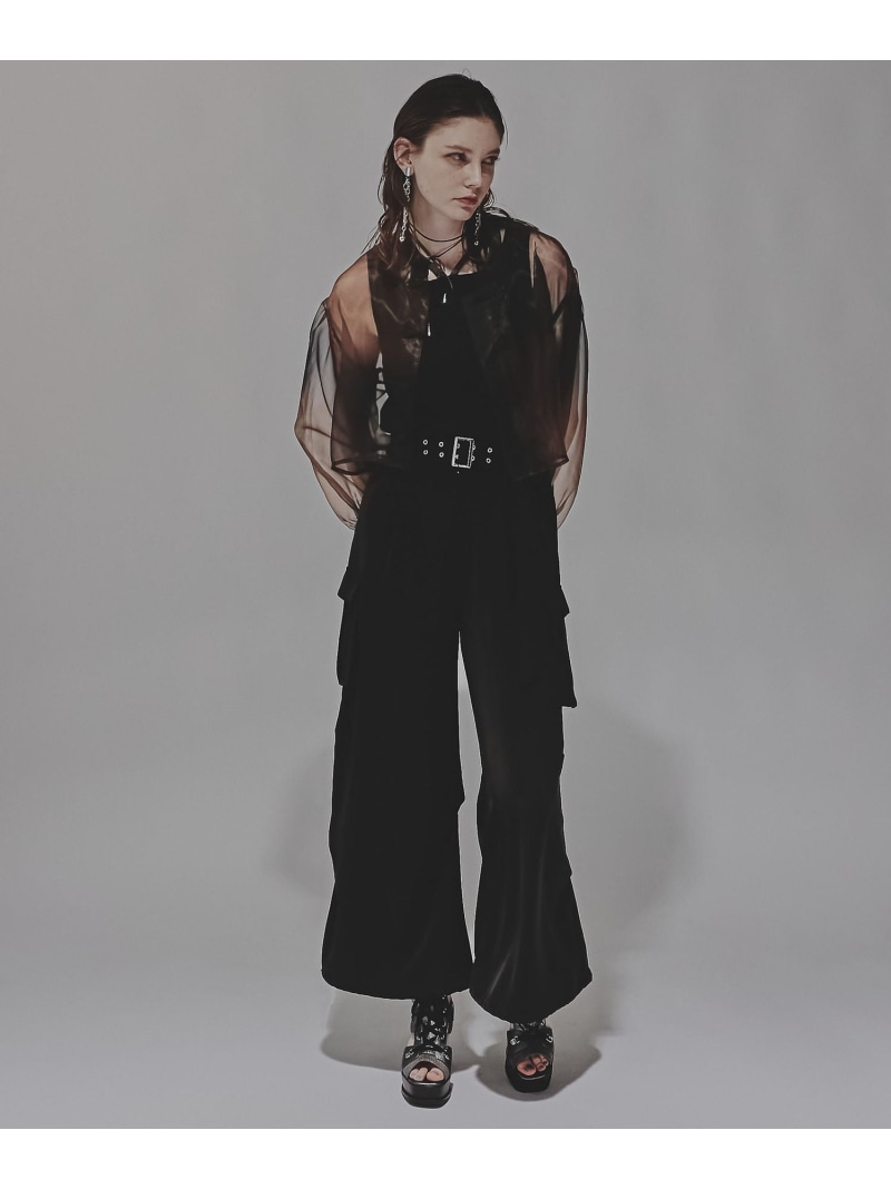 楽天市場】2WAYトロミワイドカーゴパンツ HARE ハレ パンツ その他の