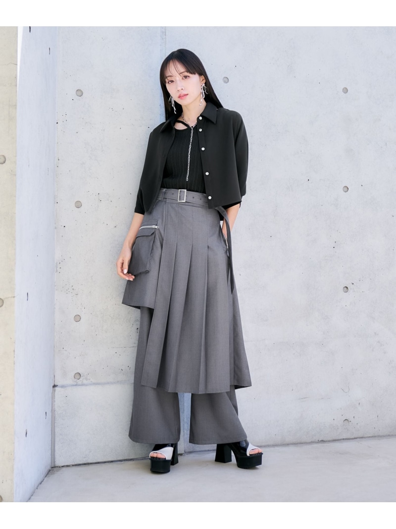 楽天市場】ジップレイヤードラップパンツ HARE ハレ パンツ その他の