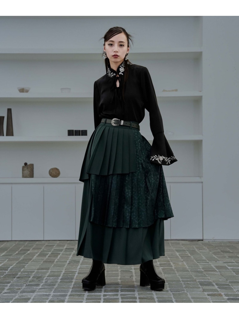 楽天市場】2WAYシシュウブラウス HARE ハレ トップス シャツ・ブラウス