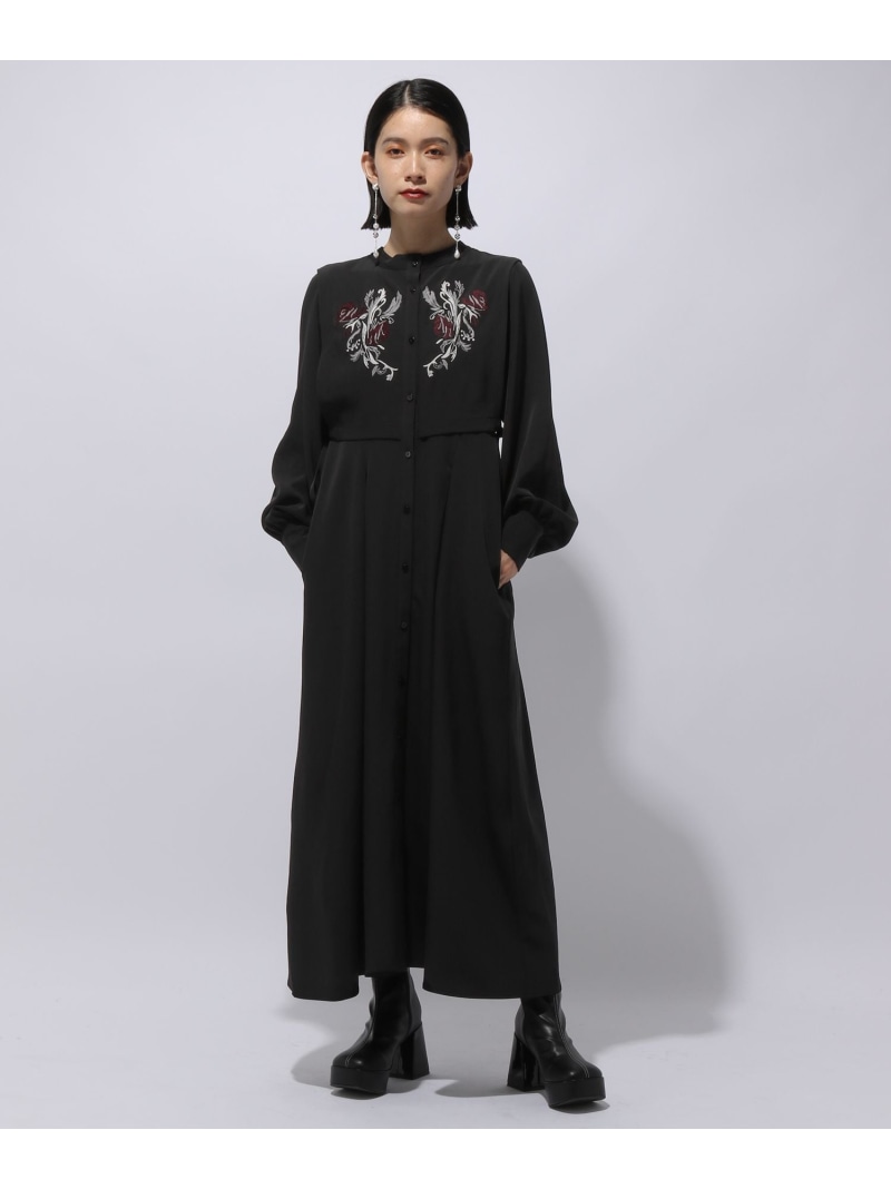 楽天市場】(W)シシュウフラシワンピースLS HARE ハレ ワンピース