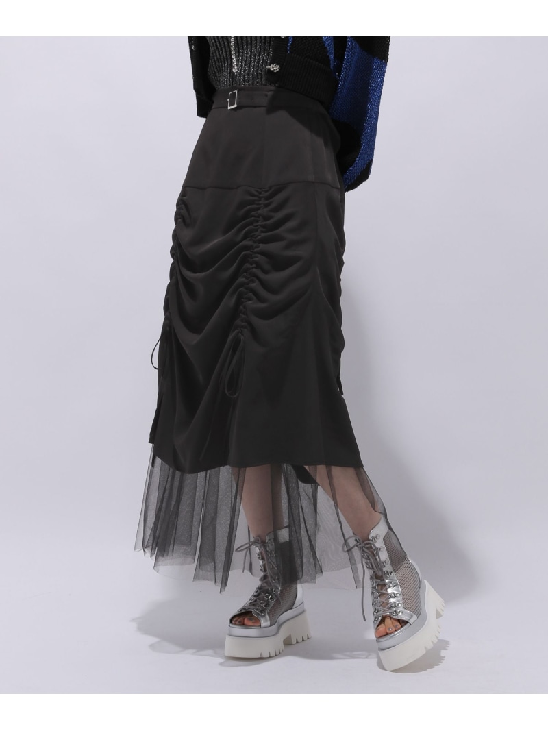 楽天市場】スソシアーギャザースカート HARE ハレ スカート ロング