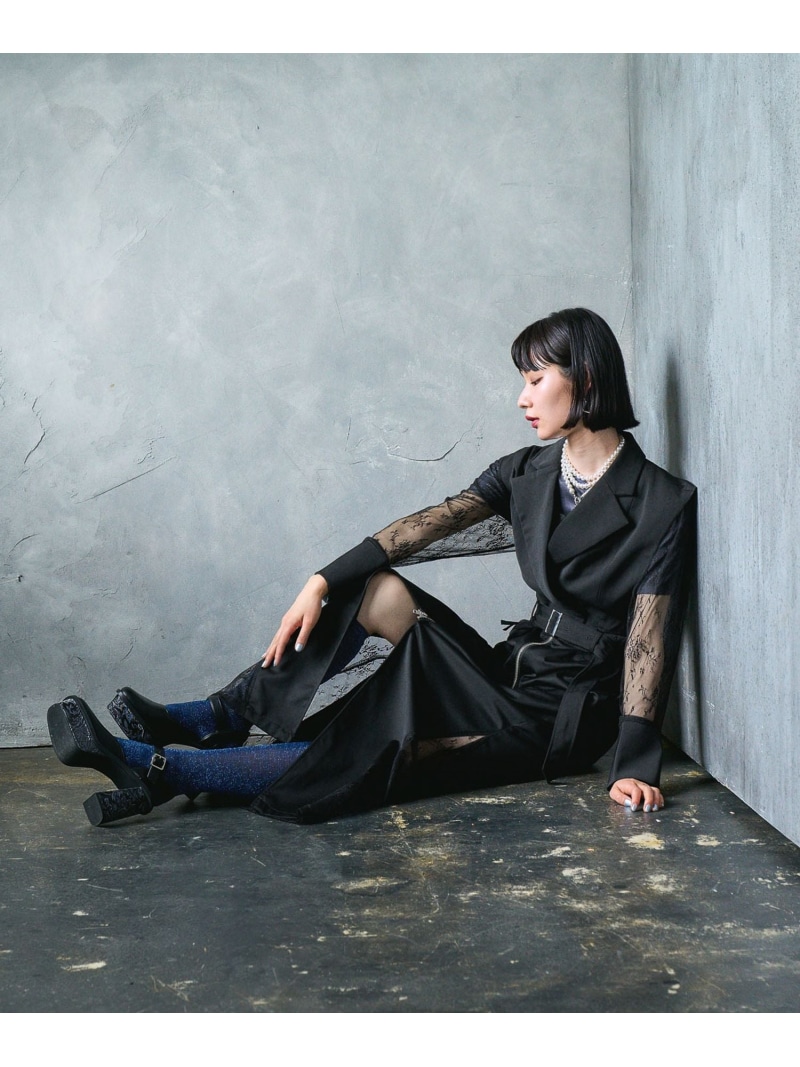 楽天市場】【EDGY MODE】ソデレースショートジャケット HARE ハレ