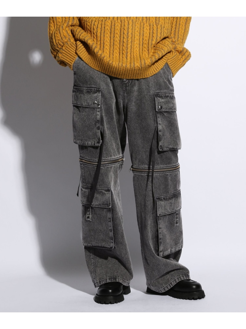 楽天市場】2WAYポケットカーゴワイドパンツ HARE ハレ パンツ その他の