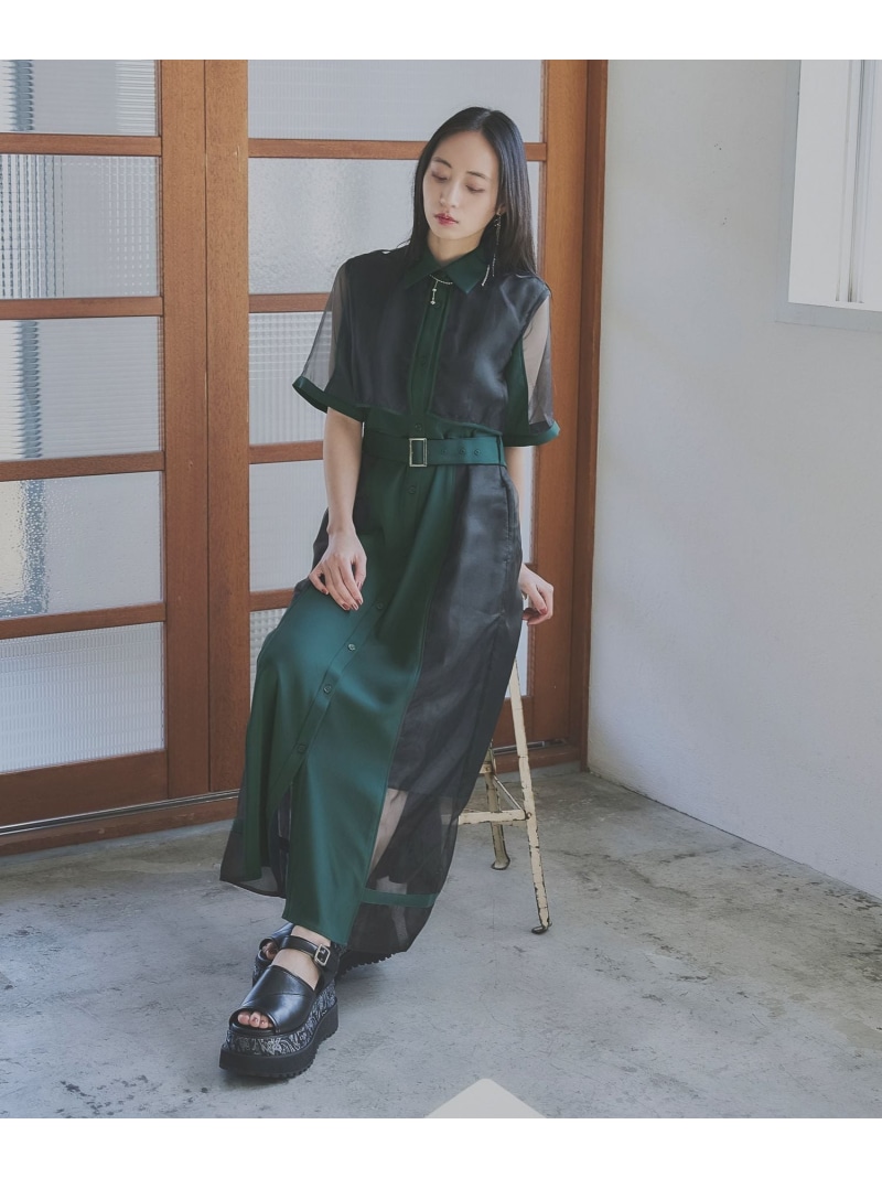 楽天市場】【SALE／20%OFF】シアーパイピングワンピース HARE ハレ