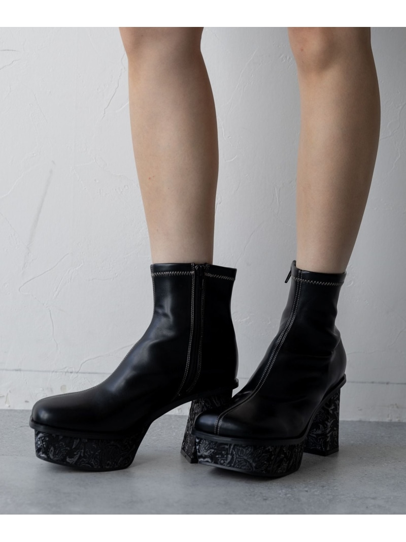 楽天市場】ガラソールチャンキーブーツ HARE ハレ シューズ・靴 ブーツ