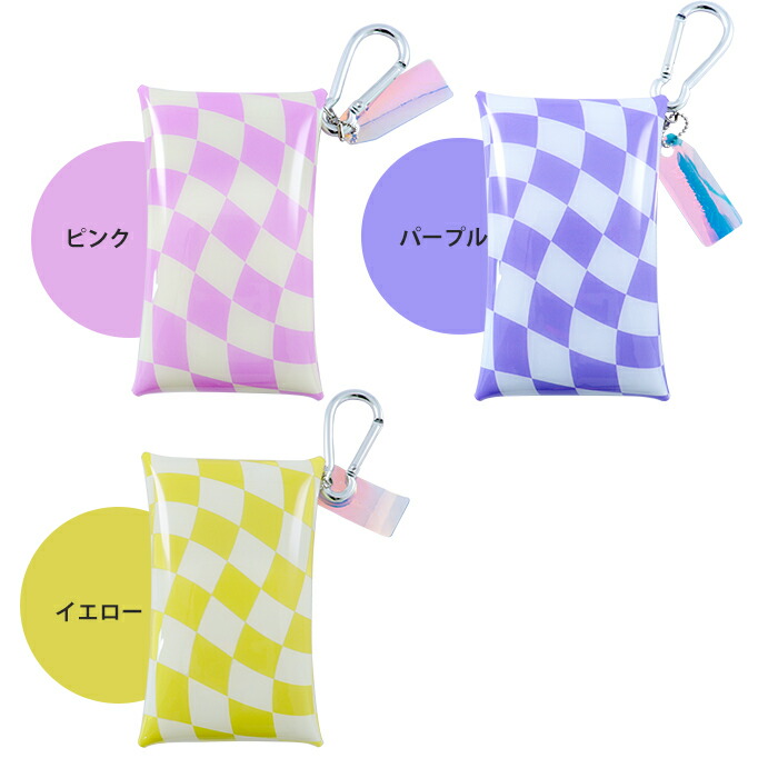 楽天市場】【アリスチェック】PVC マルチケース カラビナ付き 名刺