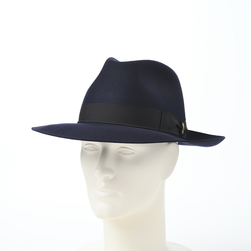 楽天市場】Borsalino ボルサリーノ 中折れハット フェルト帽 つば広 秋