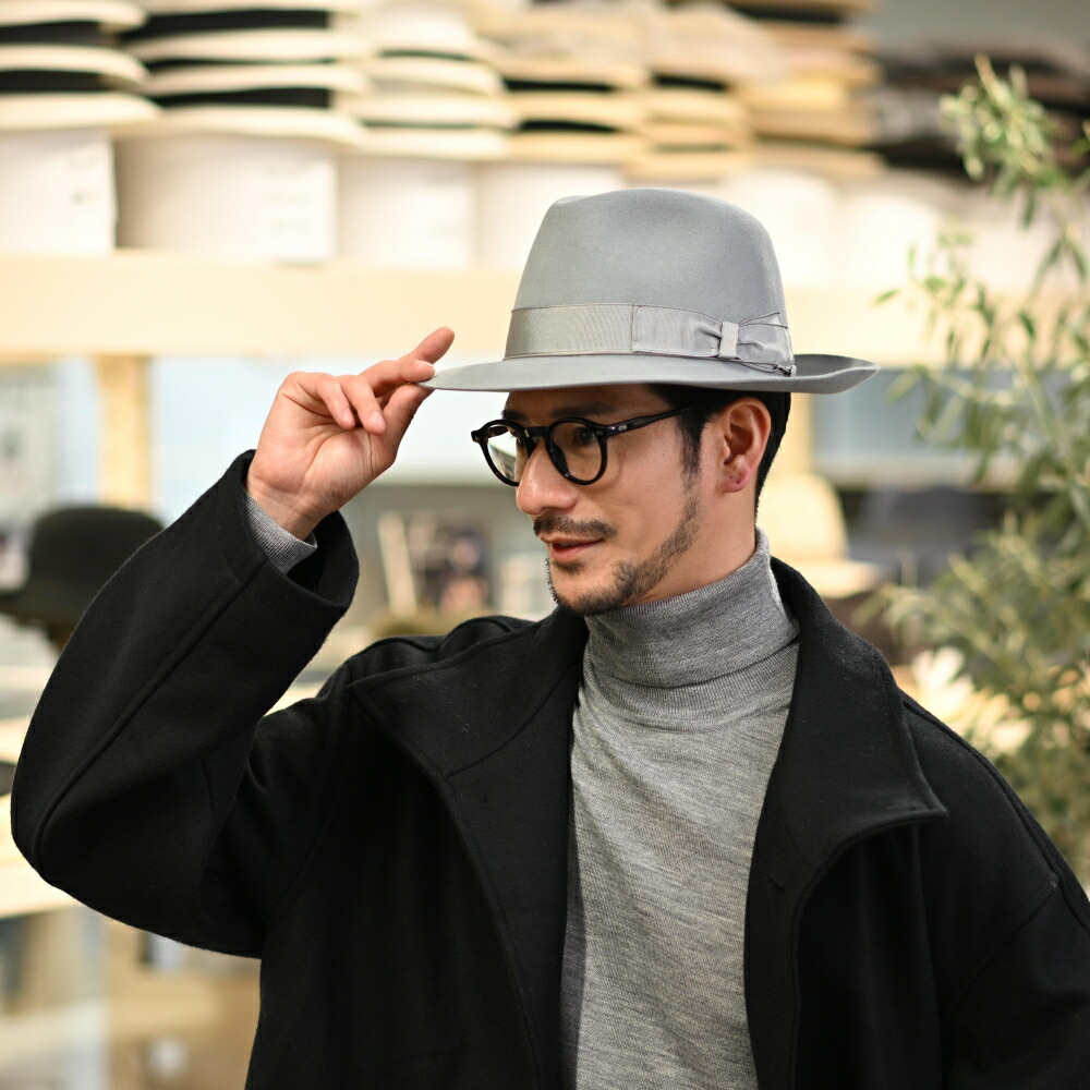 楽天市場】Borsalino ボルサリーノ 中折れハット フェルト帽 軽量 秋