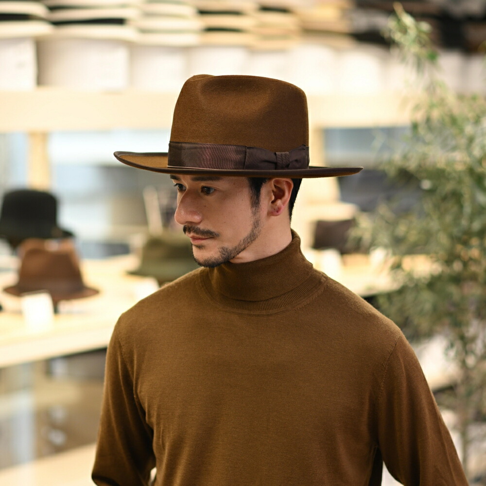 楽天市場】STETSON ステットソン 中折れハット ラビットフェルト 帽子