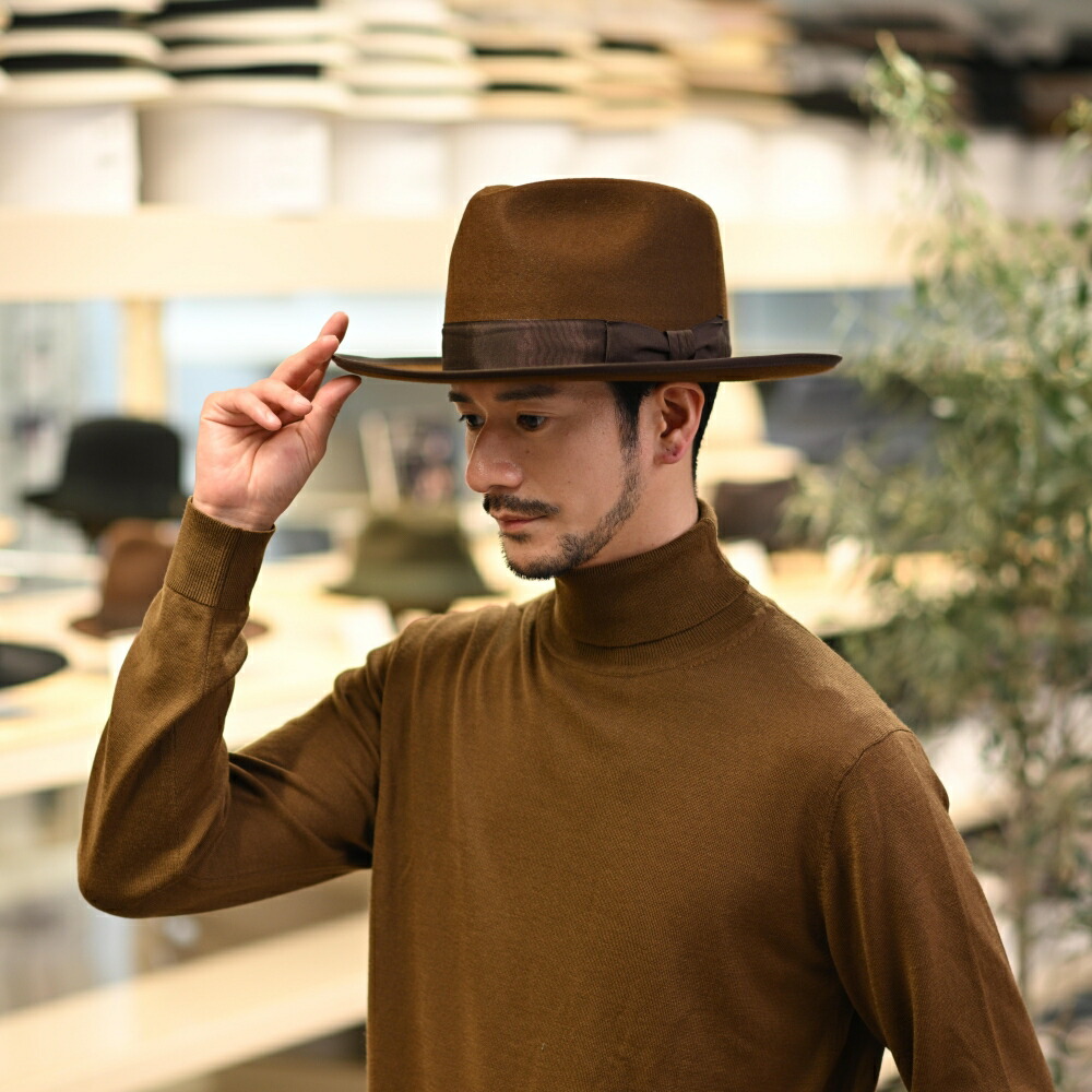 楽天市場】STETSON ステットソン 中折れハット ラビットフェルト 帽子