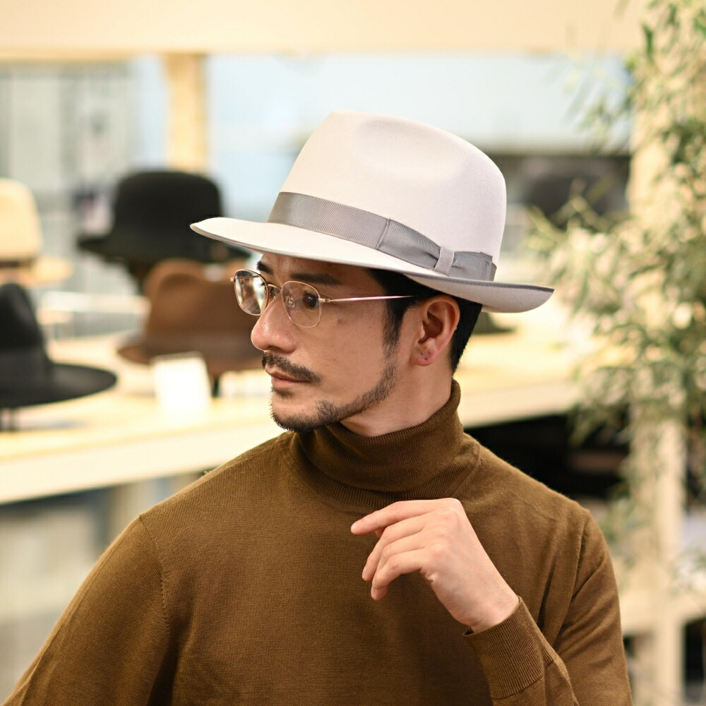 楽天市場】TONAK チェコ製 フェルトハット 中折れハット メンズ 帽子