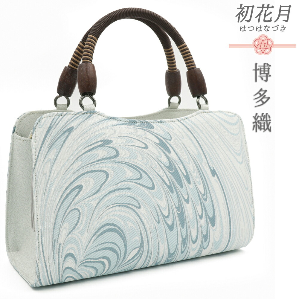 楽天市場】和装バッグ 本場筑前博多織 世美庵 華三彩 一輪館 正絹 白地
