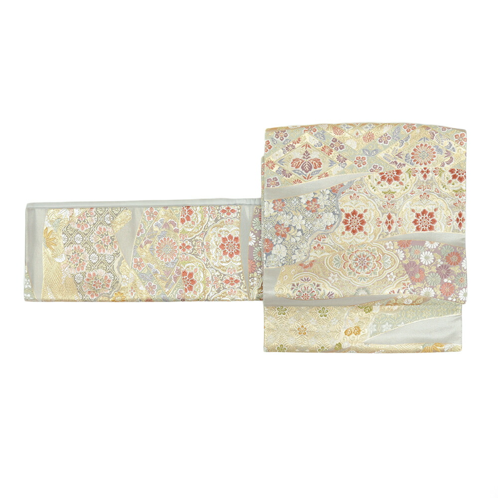 楽天市場】【 中古 】 付け帯 中古 袋帯 二重太鼓 正絹 作り帯