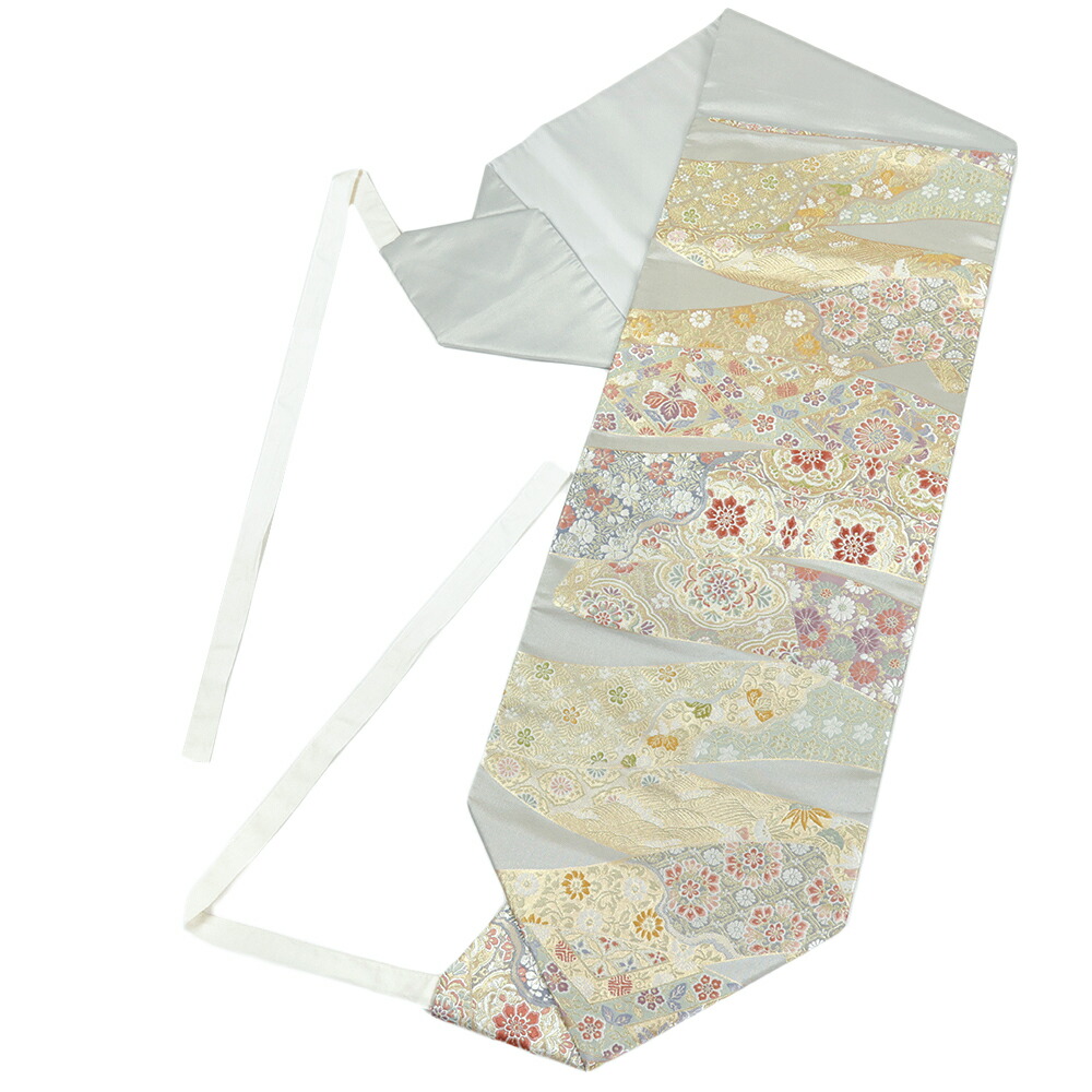 楽天市場】【 中古 】 付け帯 中古 袋帯 二重太鼓 正絹 作り帯