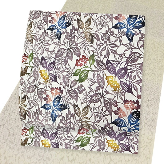 楽天市場】夏物 名古屋帯 江戸紅型 紅型染 和染紅型 絽 駒塩瀬 五泉 白