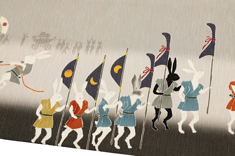 楽天市場】半幅帯 WA・KKA WAKKA ワッカ 「大兎祭」 リバーシブル 正絹