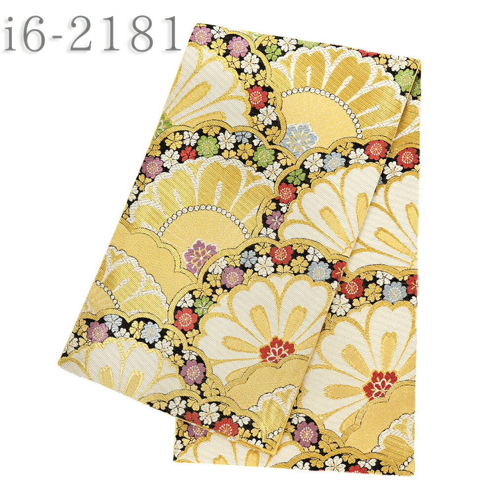 楽天市場】【 中古 】 袋帯 振袖用 金 シルバー 中古 花 桜 梅 菊 牡丹