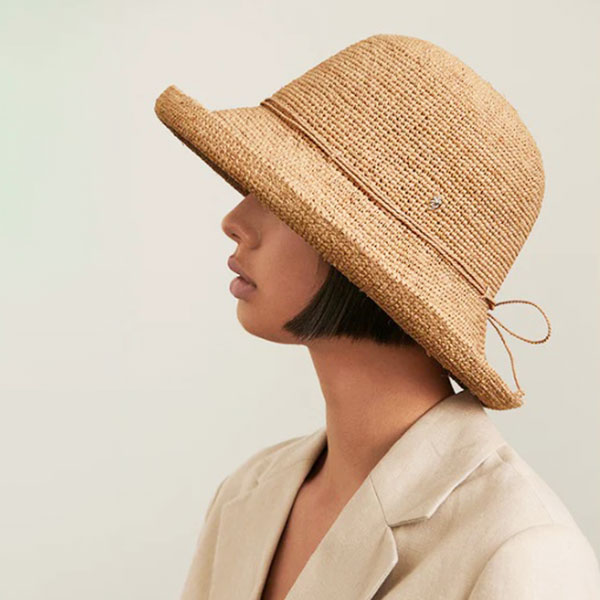 Provence10 グレー 麦わら帽子 ヘレンカミンスキー