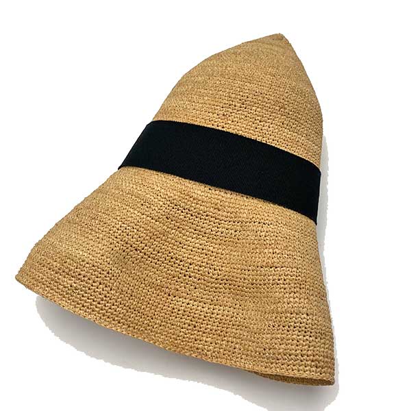 楽天市場】クーポン有!!石田製帽 細ラフィア かぎ編み ソフトハット