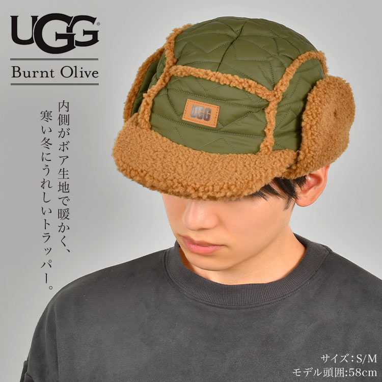 楽天市場】フライトキャップ メンズ UGG アグ 帽子 キャップ