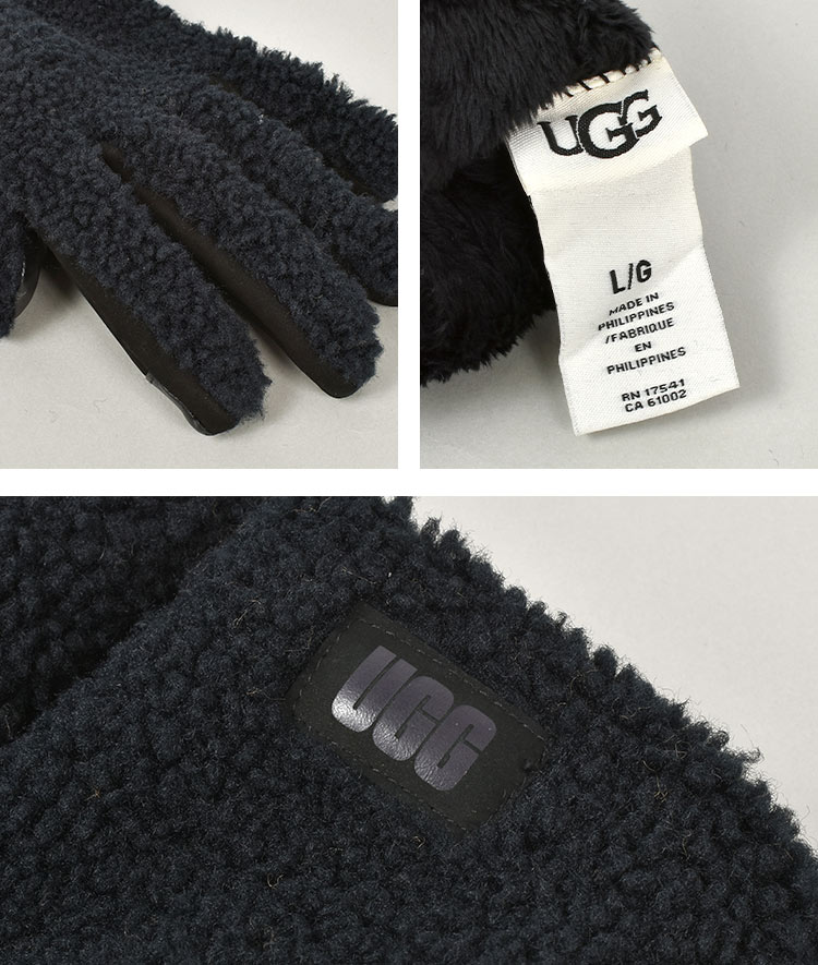 楽天市場】UGG グローブ 手袋 ボア メンズ ブランド スマホ対応 暖かい